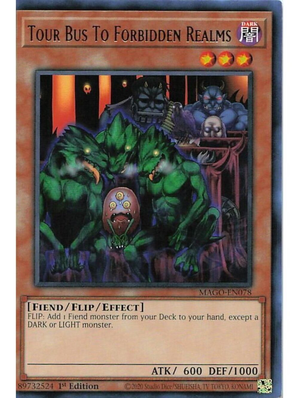 Yu-Gi-Oh! TCG 2013 Tour Bus To Forbidden Realms NM JOTL